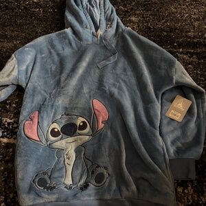 Disney stitch fleece hoodie brand new with tags